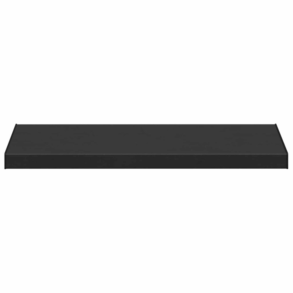 Fensterbank Schwarz mit Holzmaserung 60 x 50 x 4,5 cm PVC