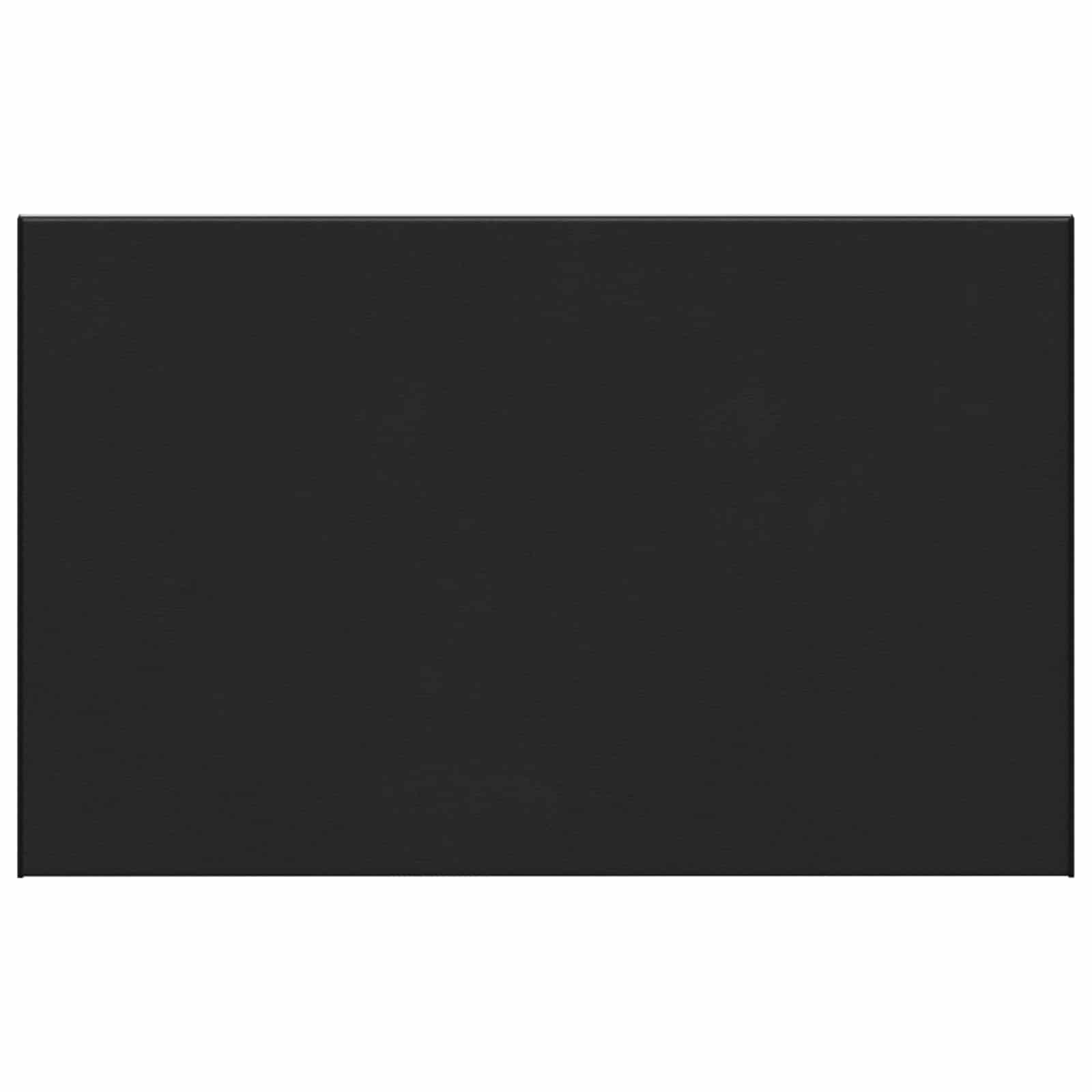 Fensterbank Schwarz mit Holzmaserung 60 x 50 x 4,5 cm PVC