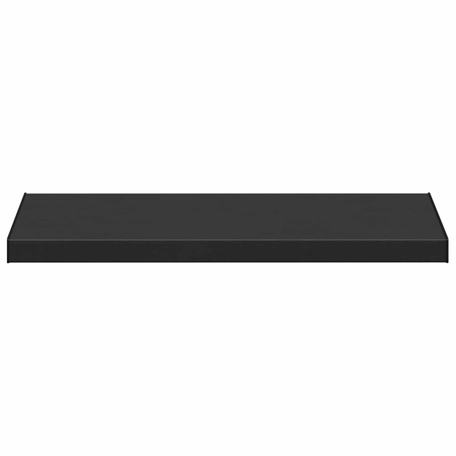 Fensterbank Schwarz mit Holzmaserung 80 x 50 x 4,5 cm PVC