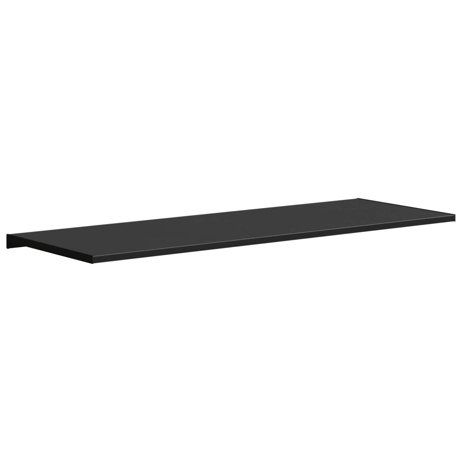 Fensterbank Schwarz mit Holzmaserung 120 x 50 x 4,5 cm PVC