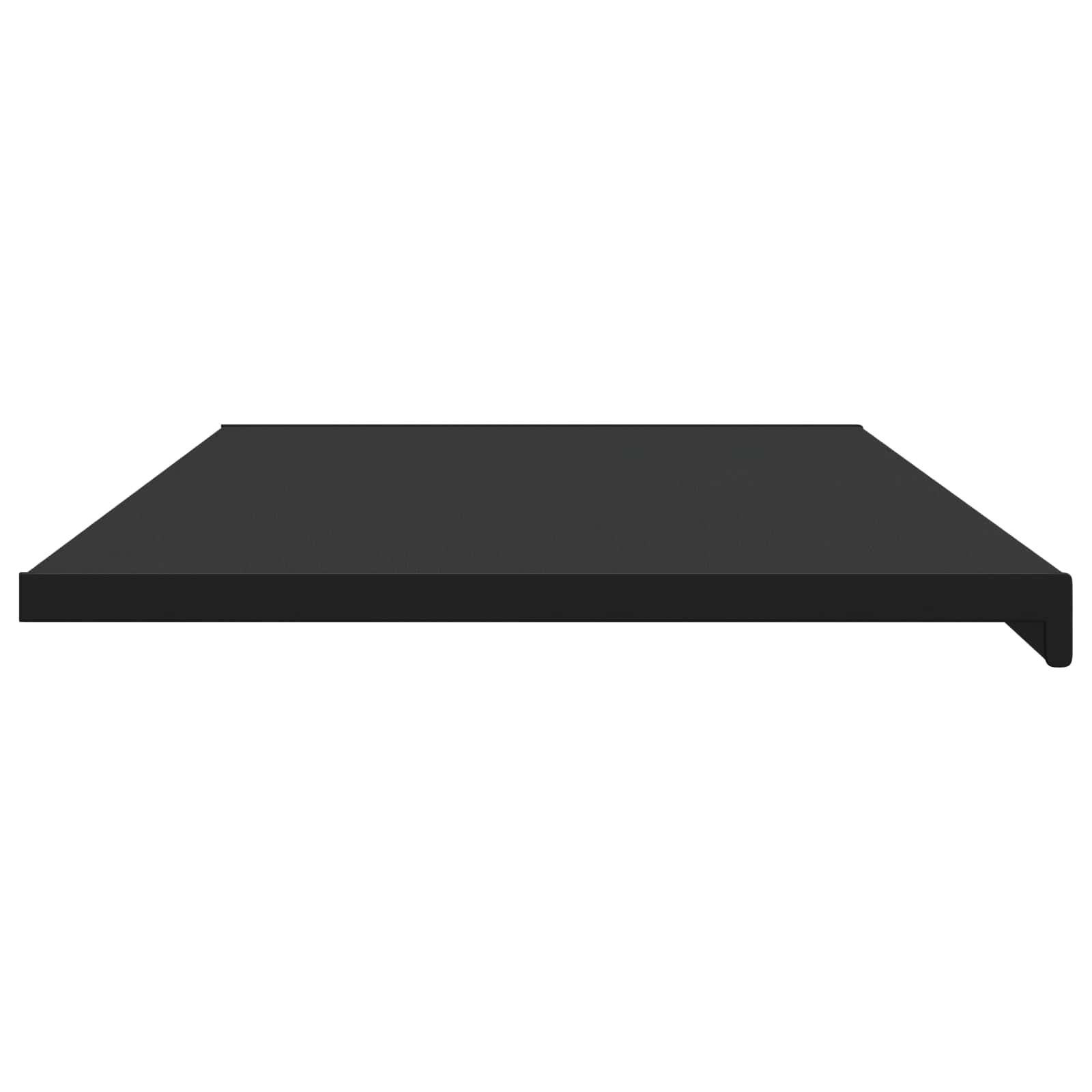 Fensterbank Schwarz mit Holzmaserung 160 x 50 x 4,5 cm PVC