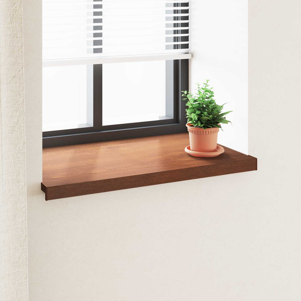 Fensterbank Braunes Holz 80 x 50 x 4,5 cm PVC