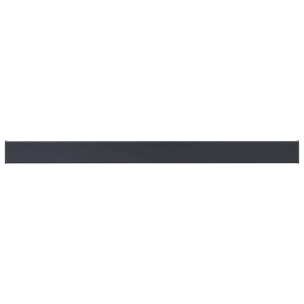 Fensterbank Anthrazit mit Holzmaserung 140 x 10 x 4,5 cm PVC