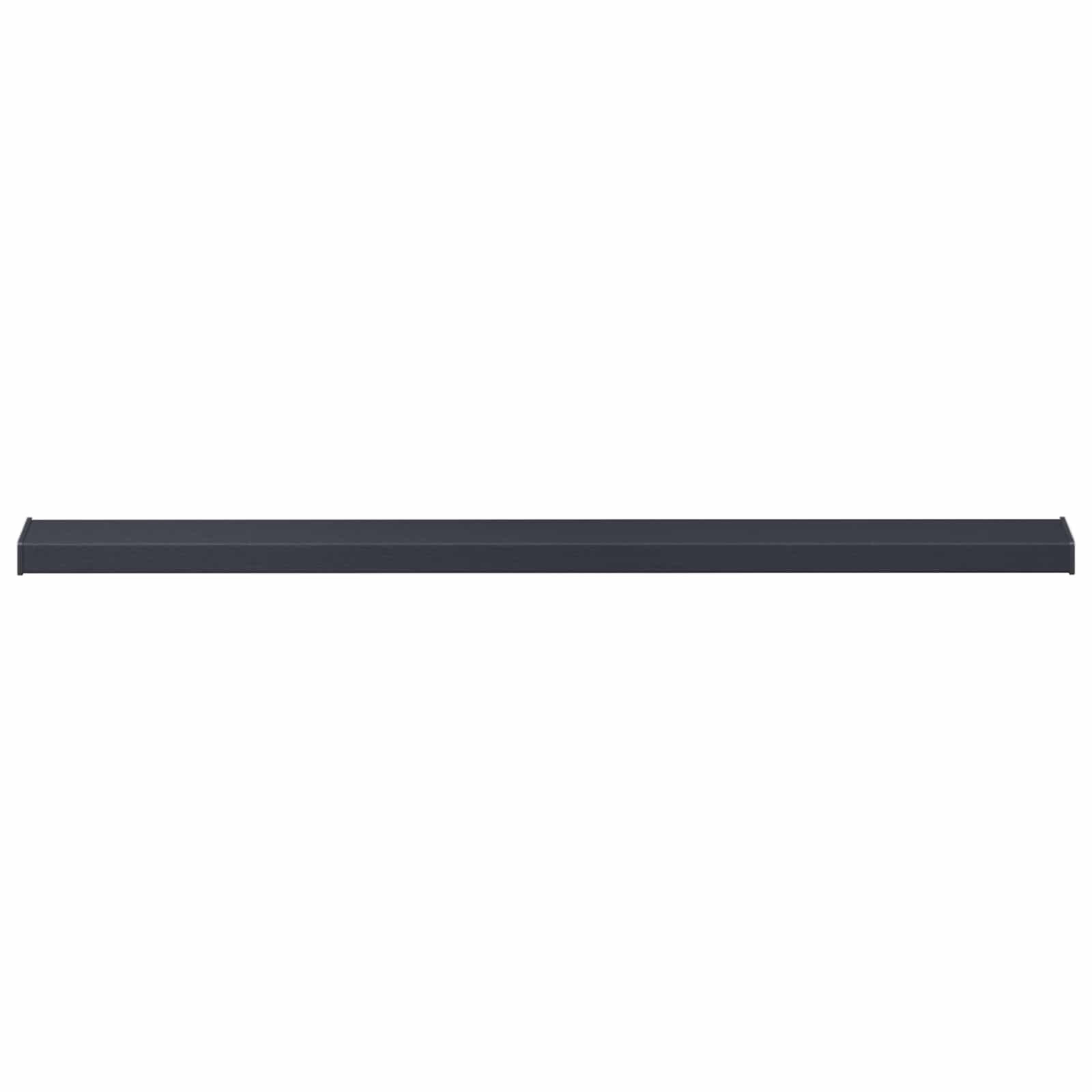 Fensterbank Anthrazit mit Holzmaserung 120 x 15 x 4,5 cm PVC