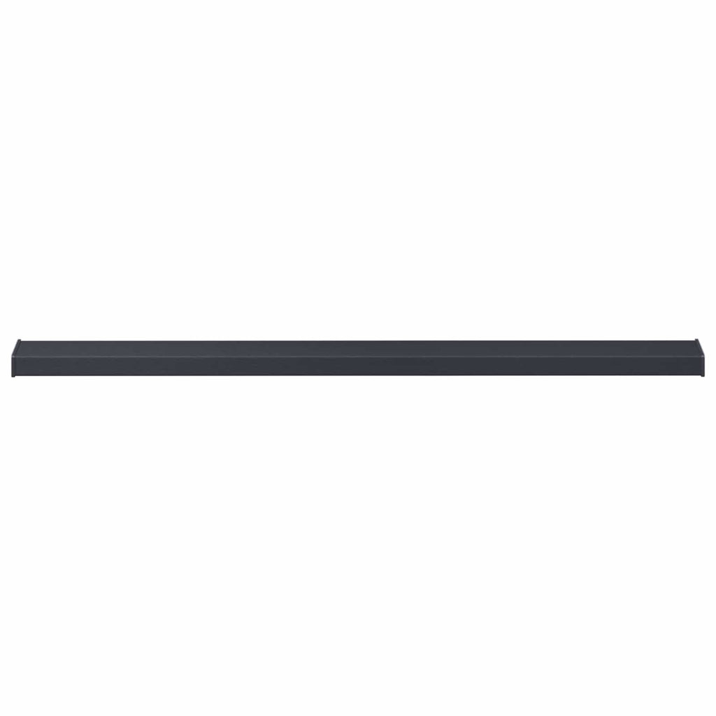 Fensterbank Anthrazit mit Holzmaserung 140 x 15 x 4,5 cm PVC