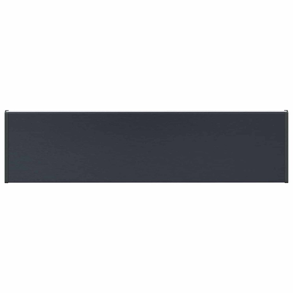 Fensterbank Anthrazit mit Holzmaserung 100 x 20 x 4,5 cm PVC