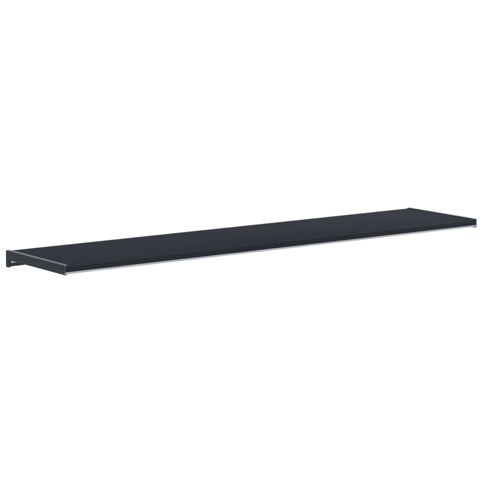 Fensterbank Anthrazit mit Holzmaserung 120 x 20 x 4,5 cm PVC