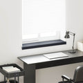 Fensterbank Anthrazit mit Holzmaserung 80 x 25 x 4,5 cm PVC