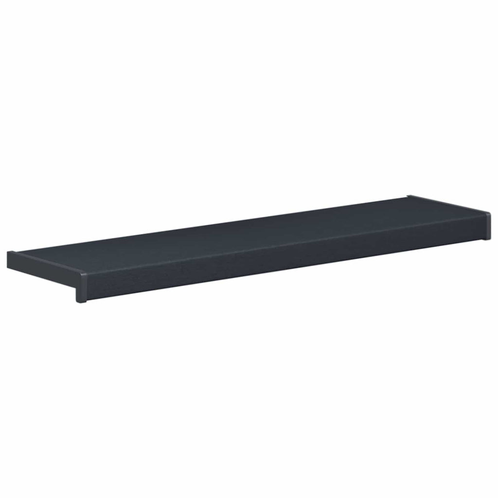 Fensterbank Anthrazit mit Holzmaserung 80 x 25 x 4,5 cm PVC