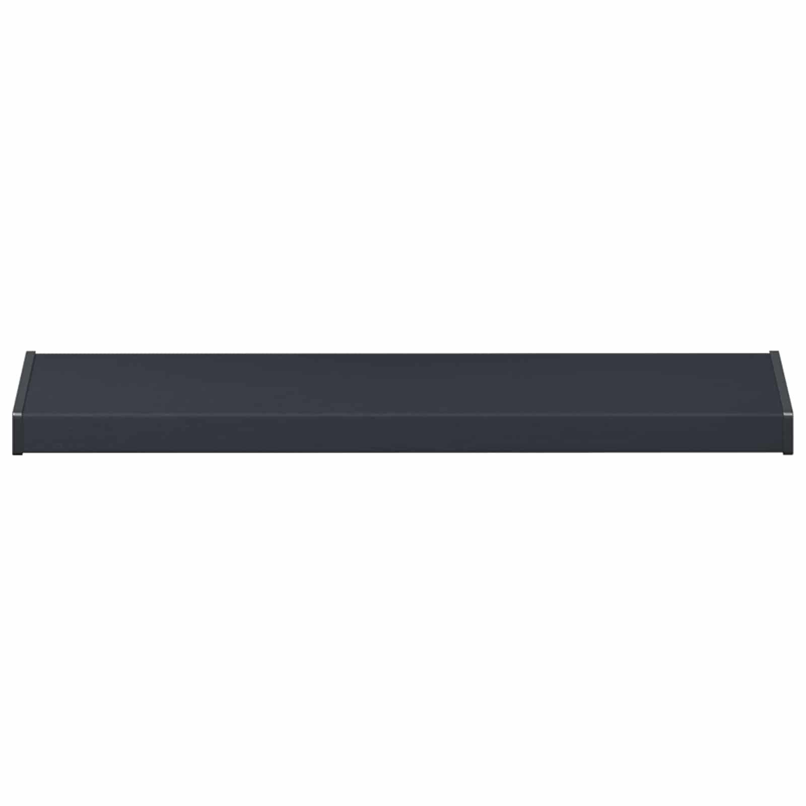 Fensterbank Anthrazit mit Holzmaserung 100 x 25 x 4,5 cm PVC