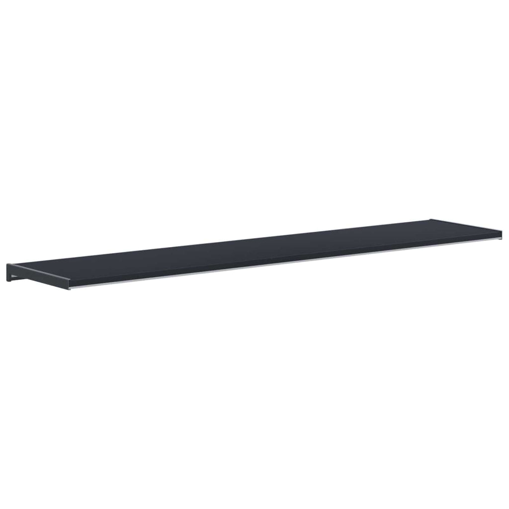 Fensterbank Anthrazit mit Holzmaserung 120 x 30 x 4,5 cm PVC