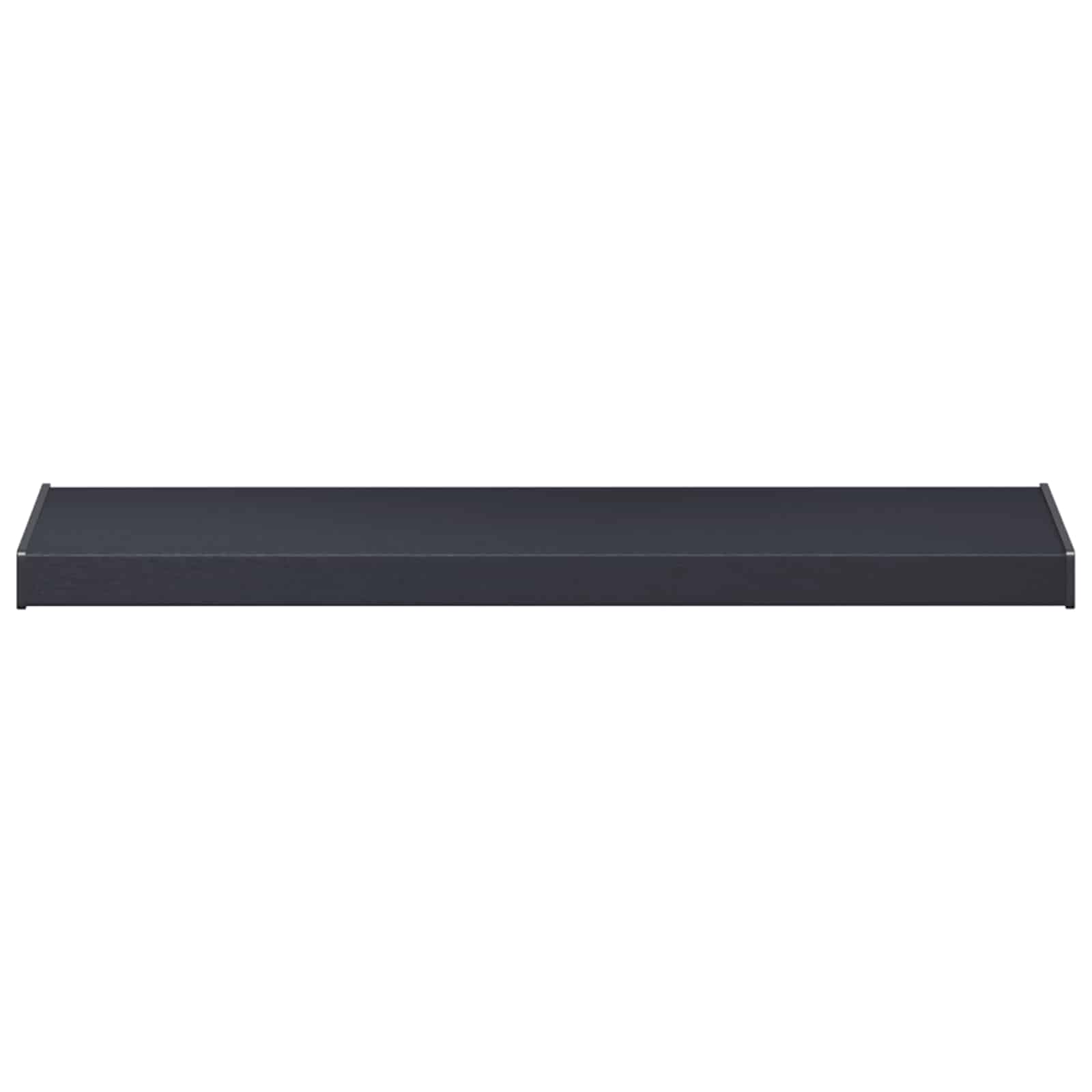 Fensterbank Anthrazit mit Holzmaserung 100 x 35 x 4,5 cm PVC