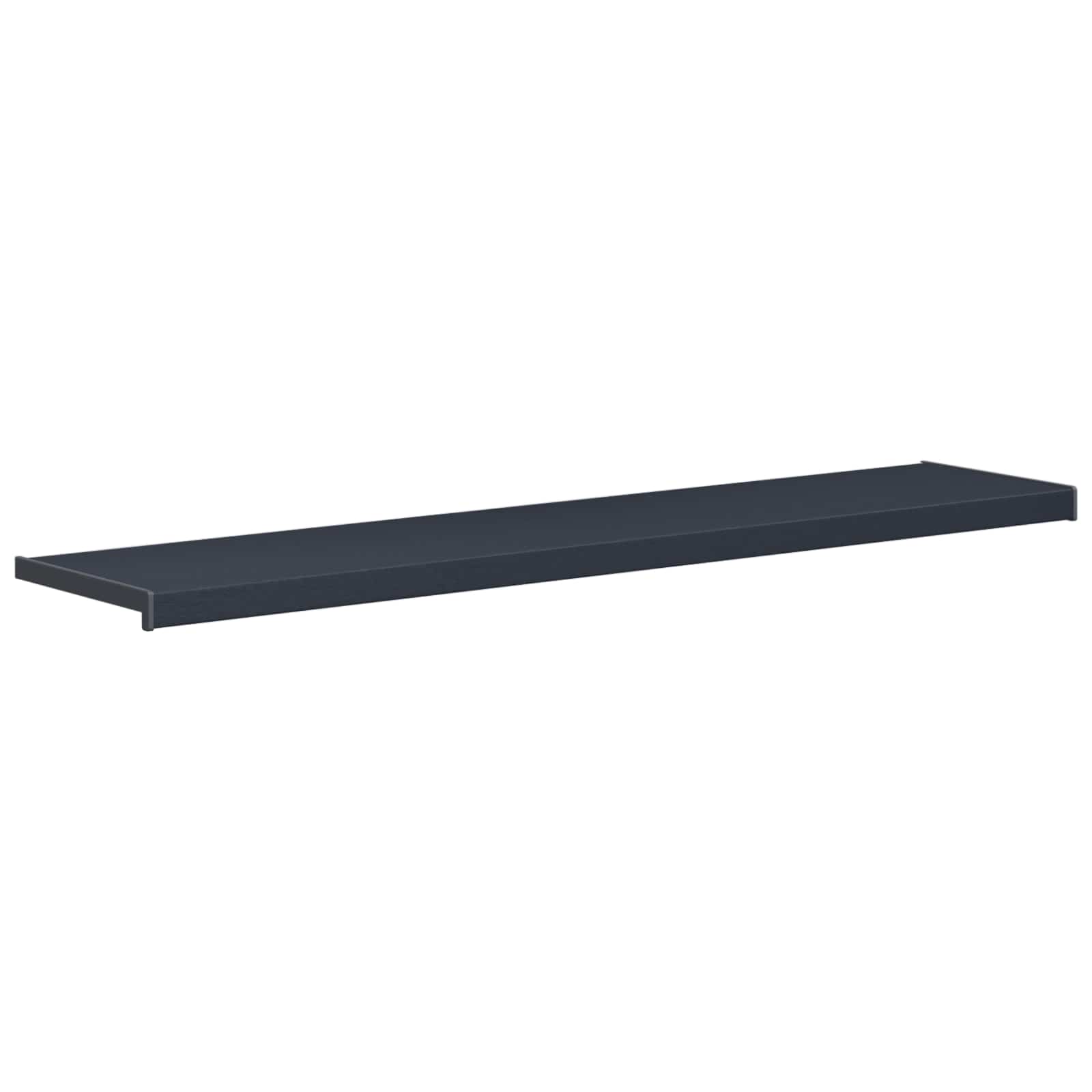 Fensterbank Anthrazit mit Holzmaserung 120 x 35 x 4,5 cm PVC