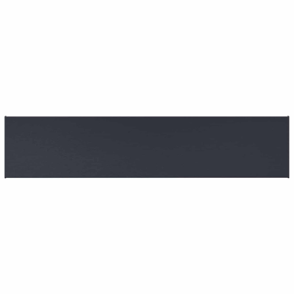 Fensterbank Anthrazit mit Holzmaserung 160 x 35 x 4,5 cm PVC