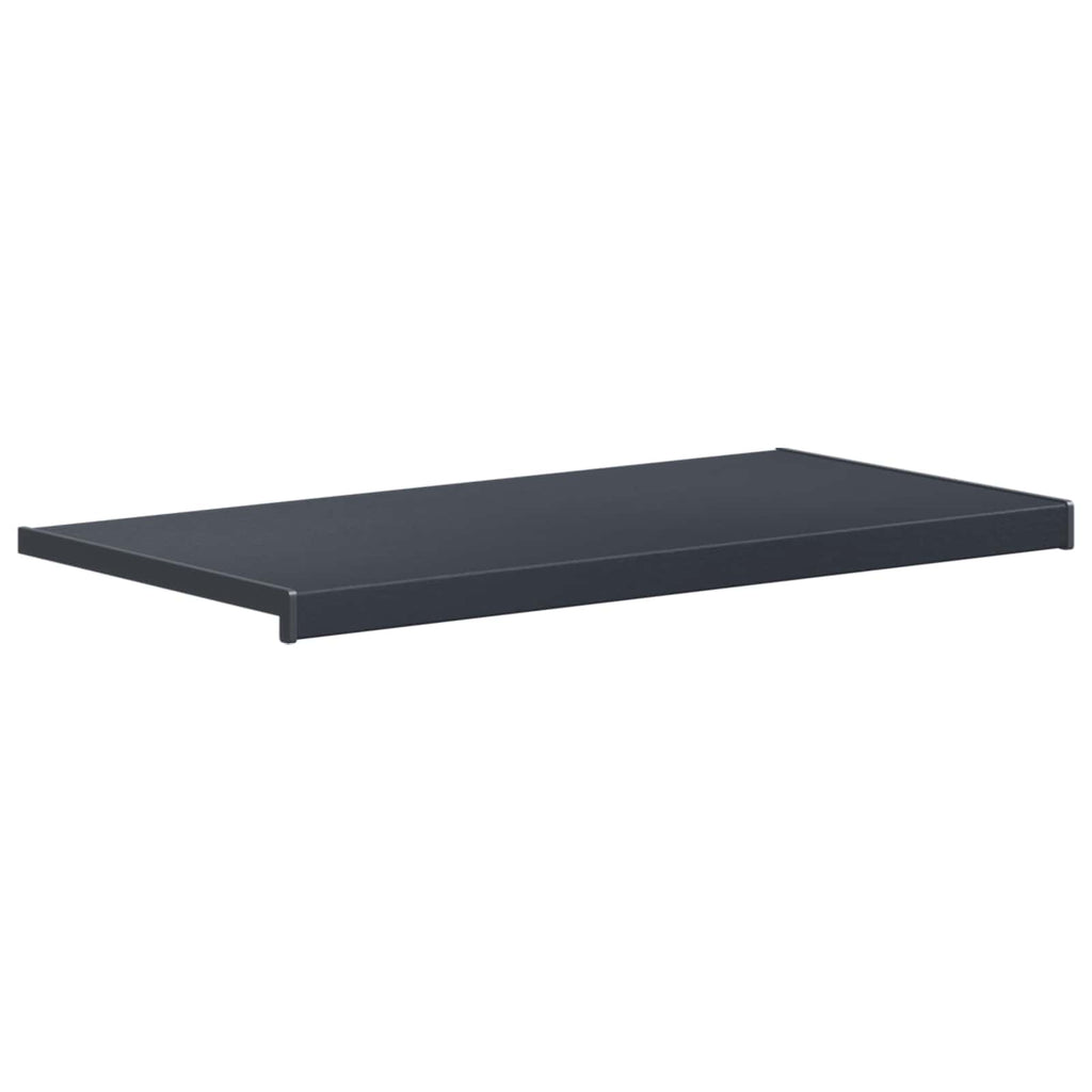 Fensterbank Anthrazit mit Holzmaserung 100 x 40 x 4,5 cm PVC