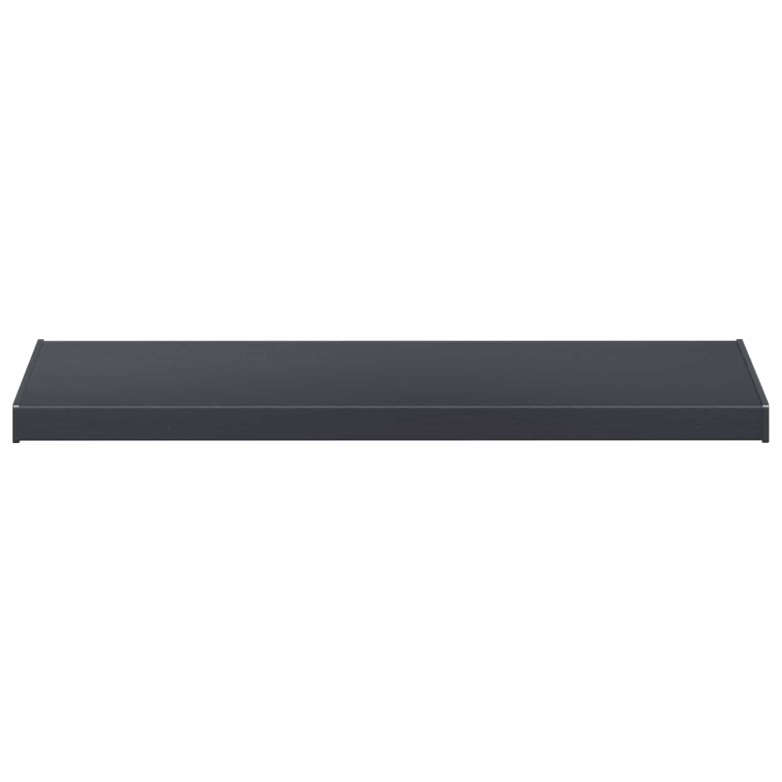 Fensterbank Anthrazit mit Holzmaserung 100 x 40 x 4,5 cm PVC