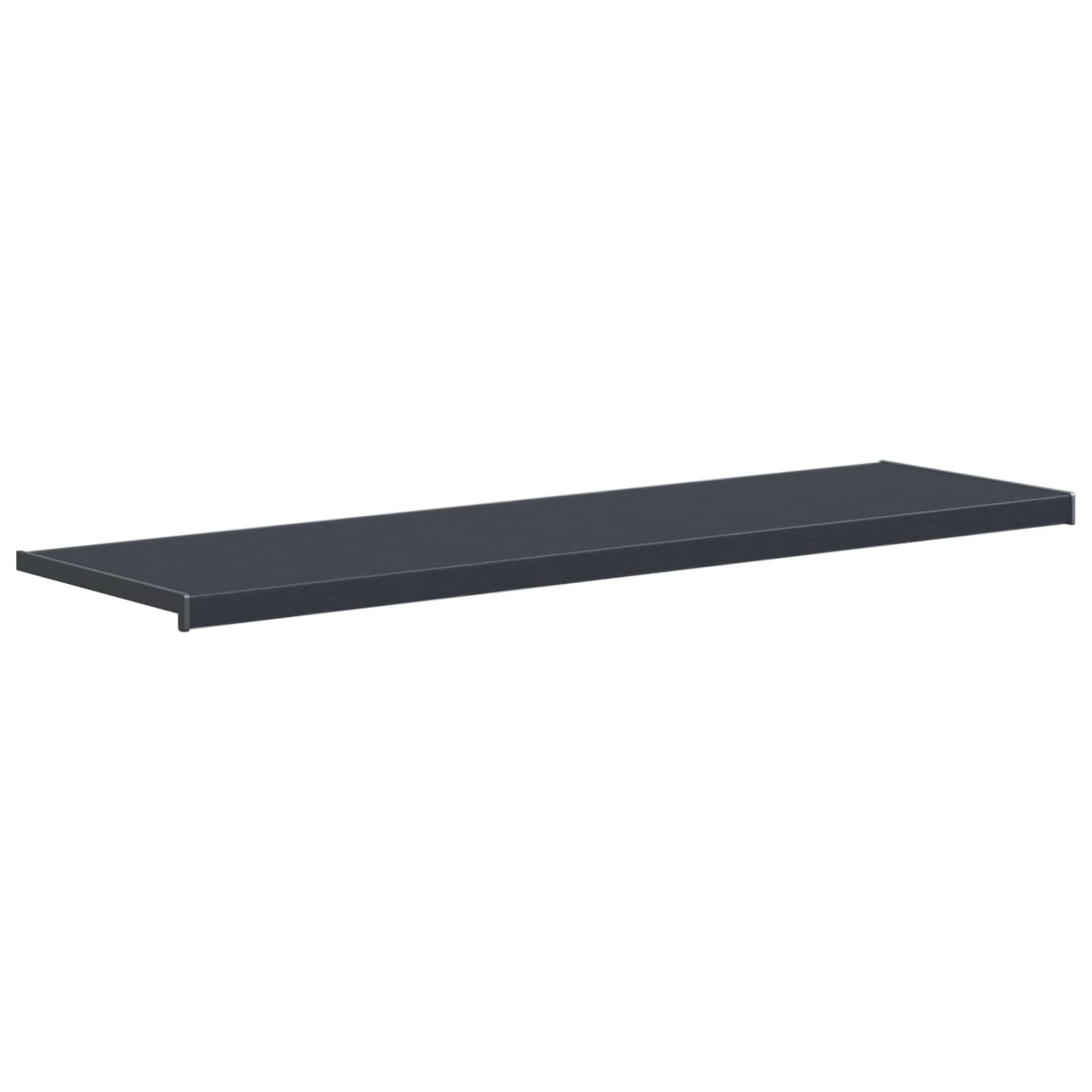 Fensterbank Anthrazit mit Holzmaserung 160 x 45 x 4,5 cm PVC