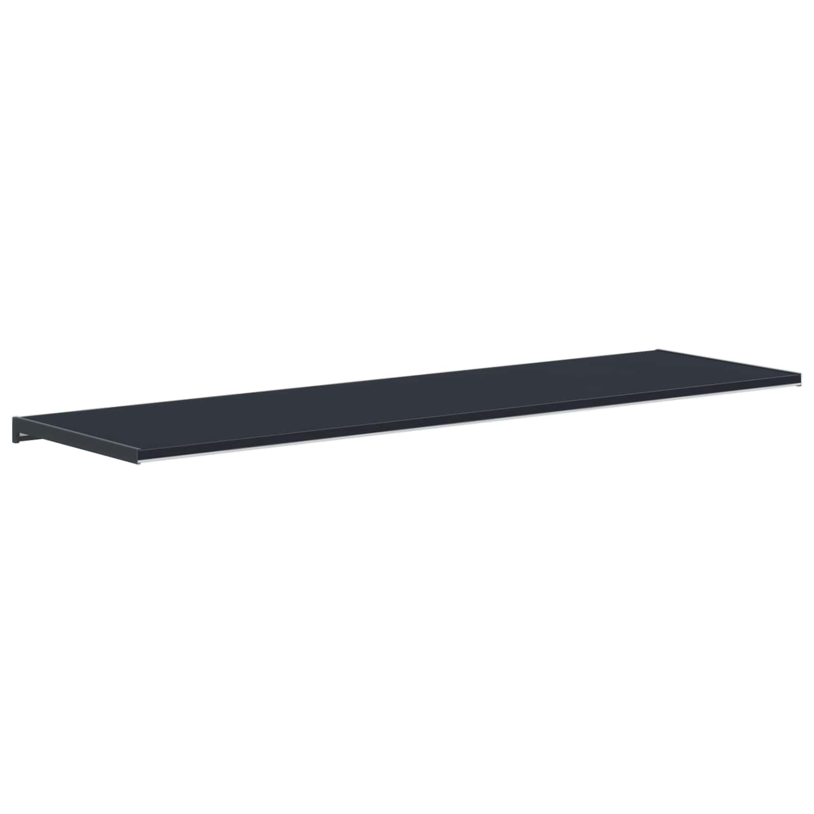 Fensterbank Anthrazit mit Holzmaserung 160 x 45 x 4,5 cm PVC