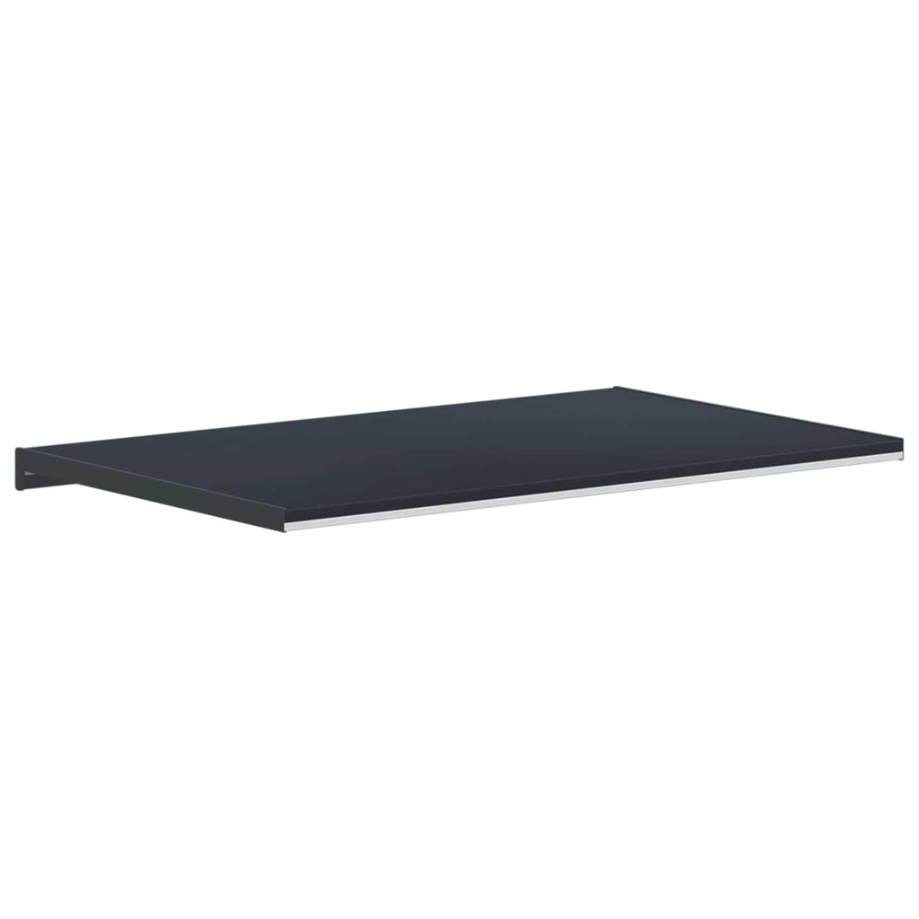 Fensterbank Anthrazit mit Holzmaserung 100 x 50 x 4,5 cm PVC