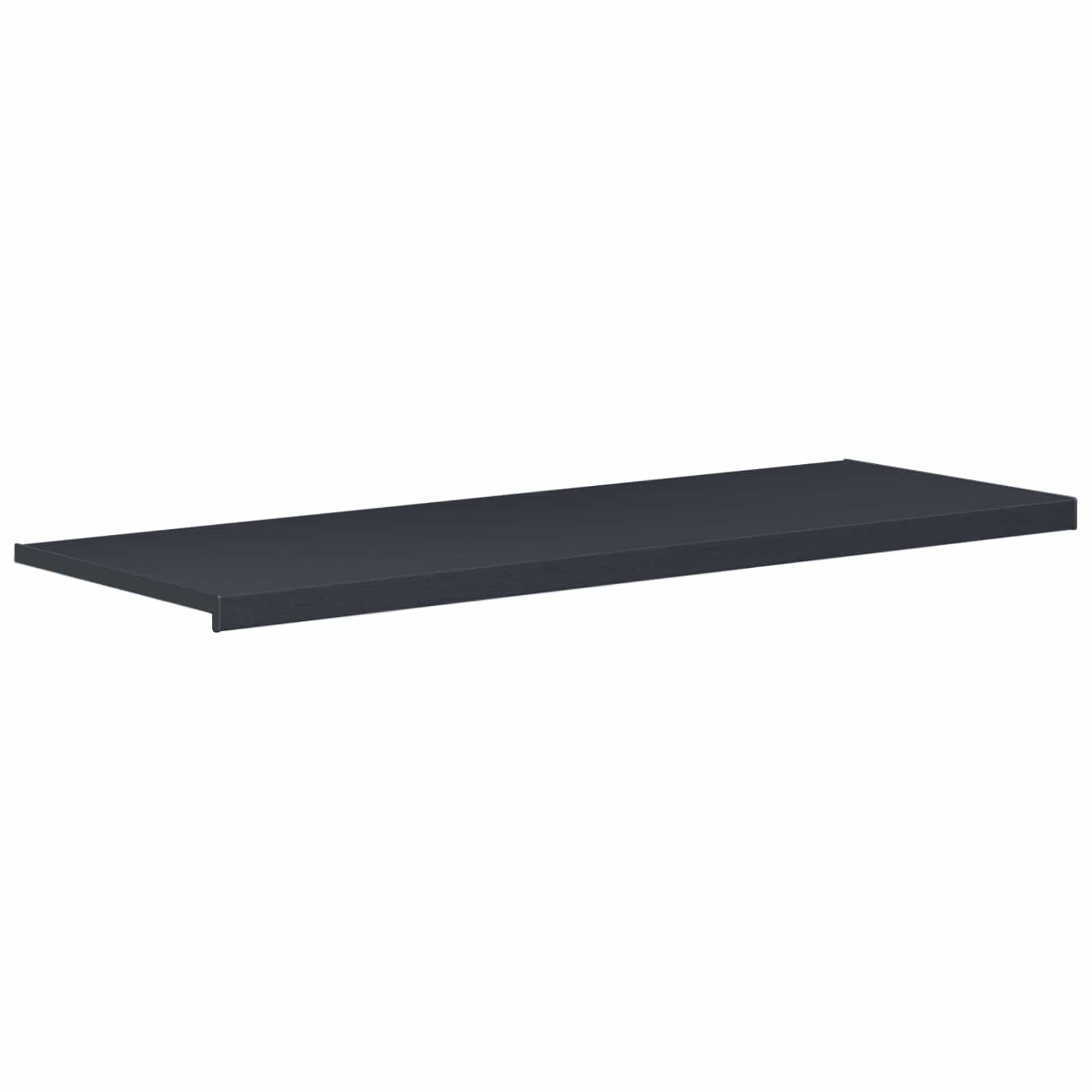 Fensterbank Anthrazit mit Holzmaserung 140 x 50 x 4,5 cm PVC