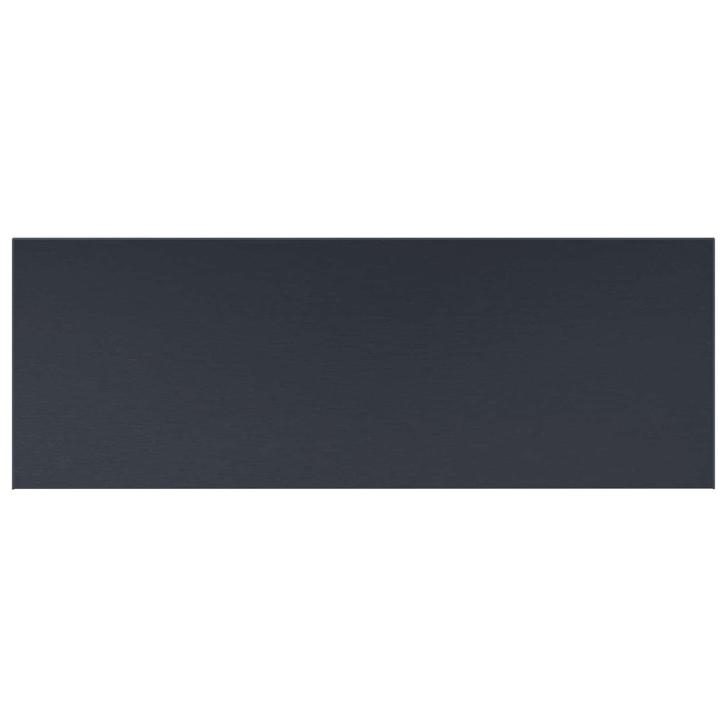 Fensterbank Anthrazit mit Holzmaserung 140 x 50 x 4,5 cm PVC