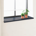 Fensterbank Anthrazit mit Holzmaserung 160 x 50 x 4,5 cm PVC