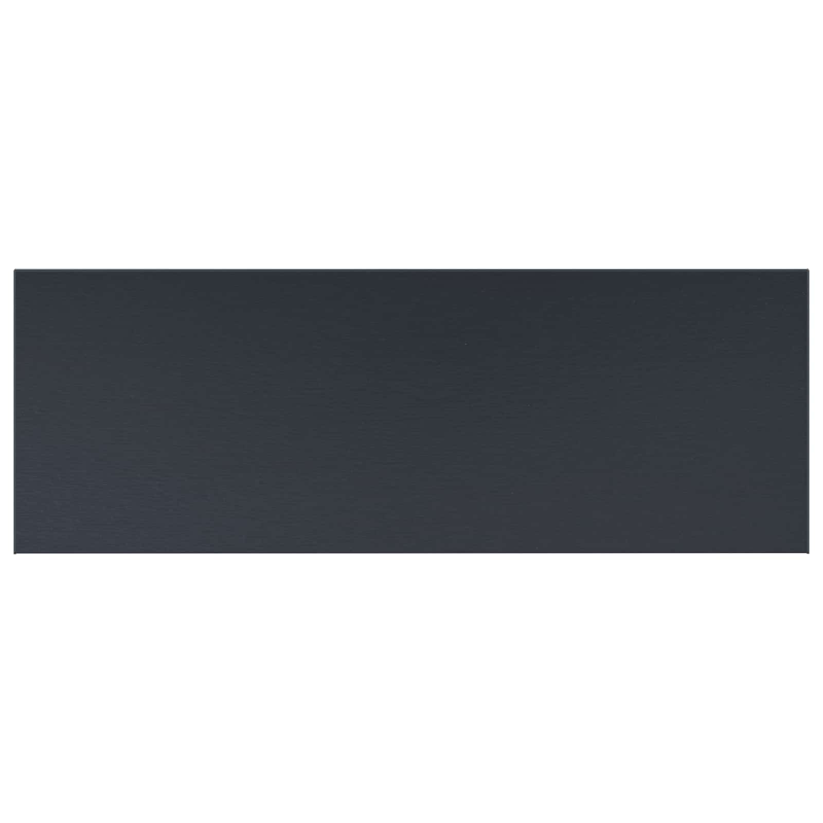 Fensterbank Anthrazit mit Holzmaserung 160 x 50 x 4,5 cm PVC