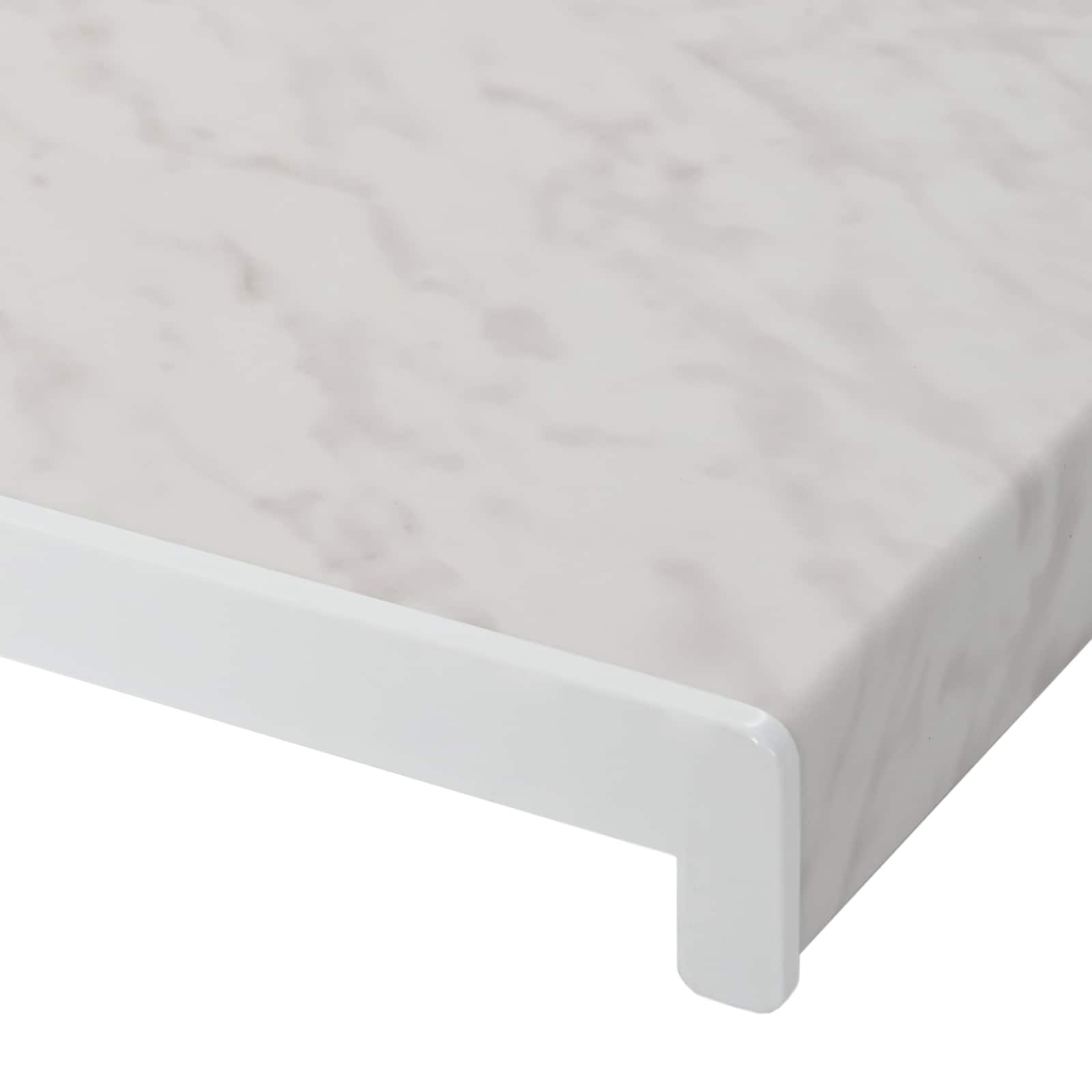 Fensterbank Marmorstruktur 140 x 10 x 4,5 cm PVC