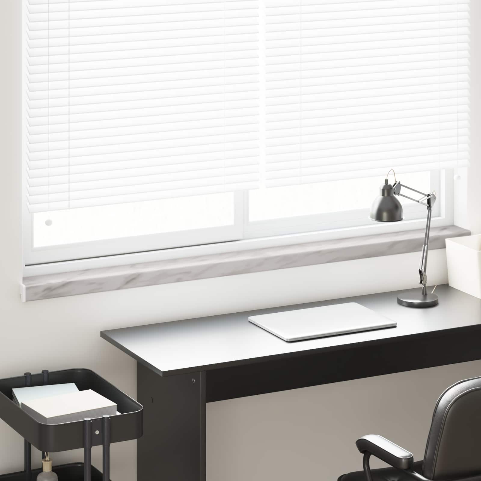 Fensterbank Marmorstruktur 140 x 10 x 4,5 cm PVC