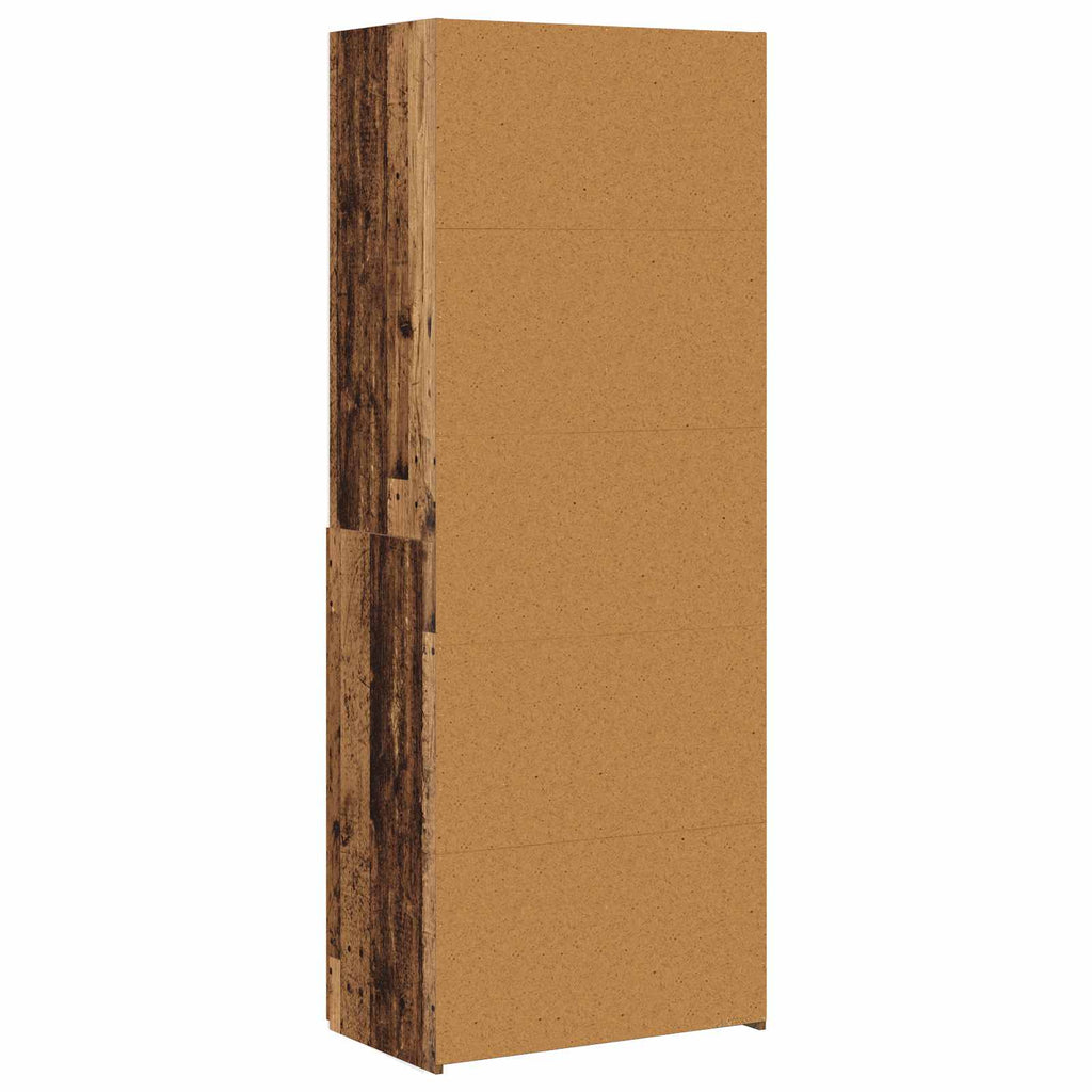 Bücherregal Altholz 30 x 42,4 x 185,2 cm