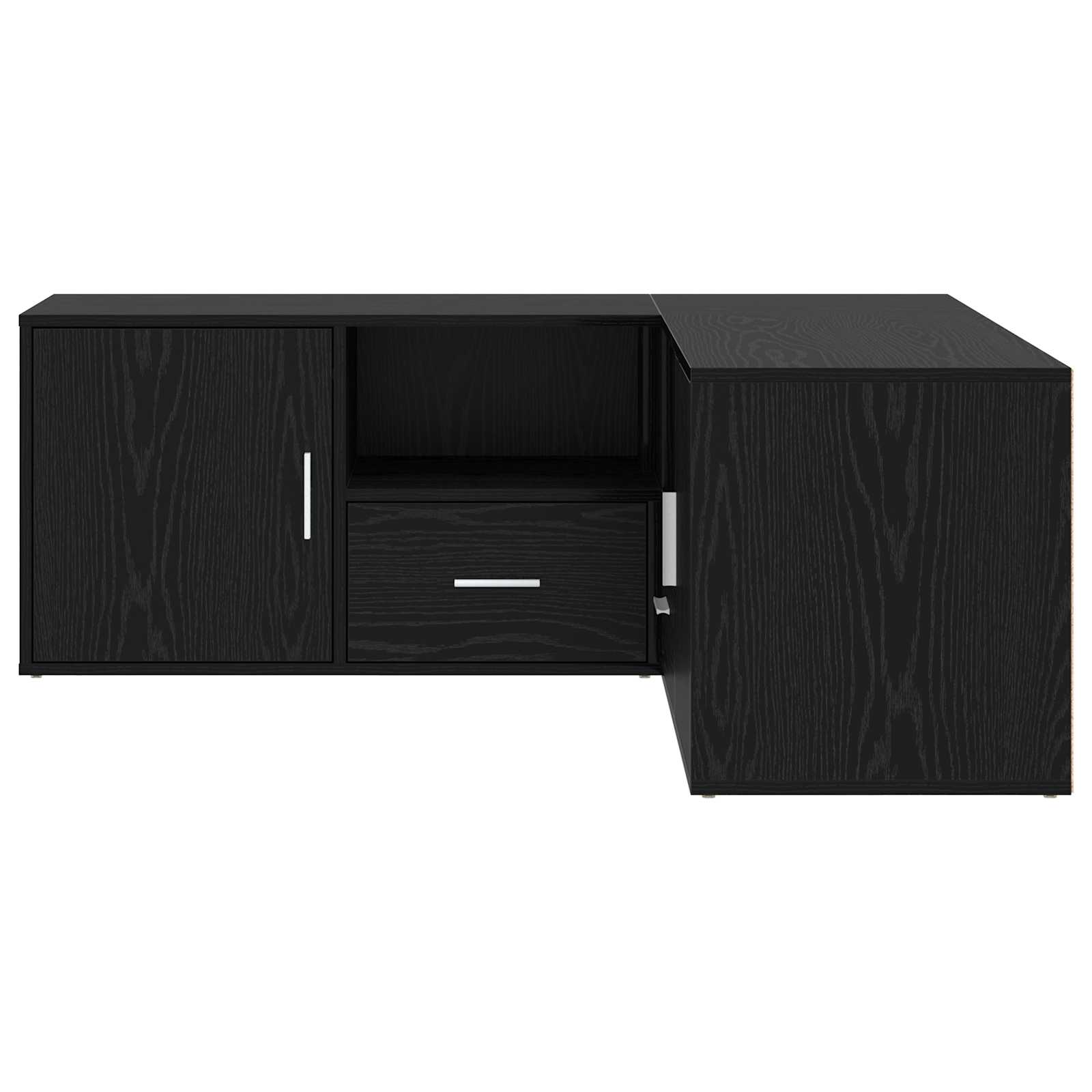 Eckschrank Schwarze Eiche 200 x 40 x 45 cm Holzwerkstoff