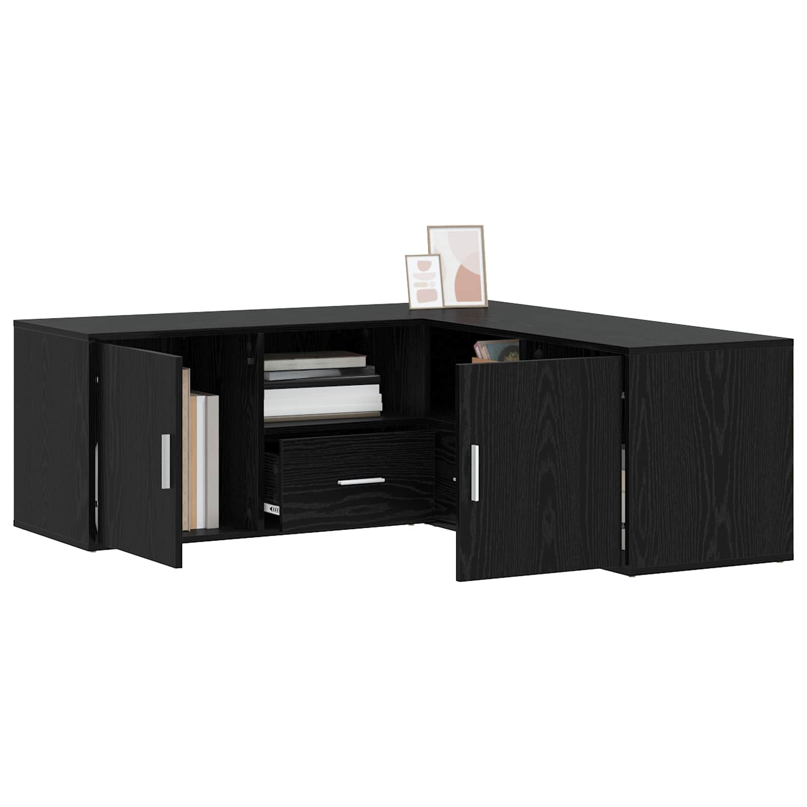 Eckschrank Schwarze Eiche 200 x 40 x 45 cm Holzwerkstoff