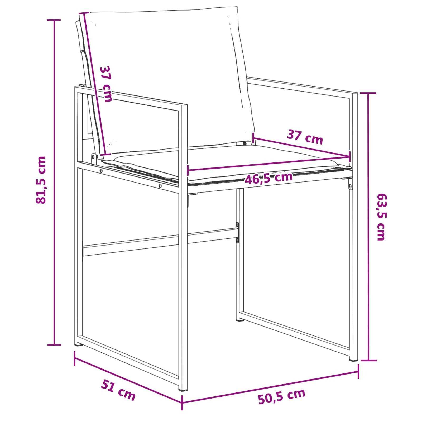 Garten Essgruppe 5 pcs Weiß und Hellgrau 80 x 80 x 73 cm