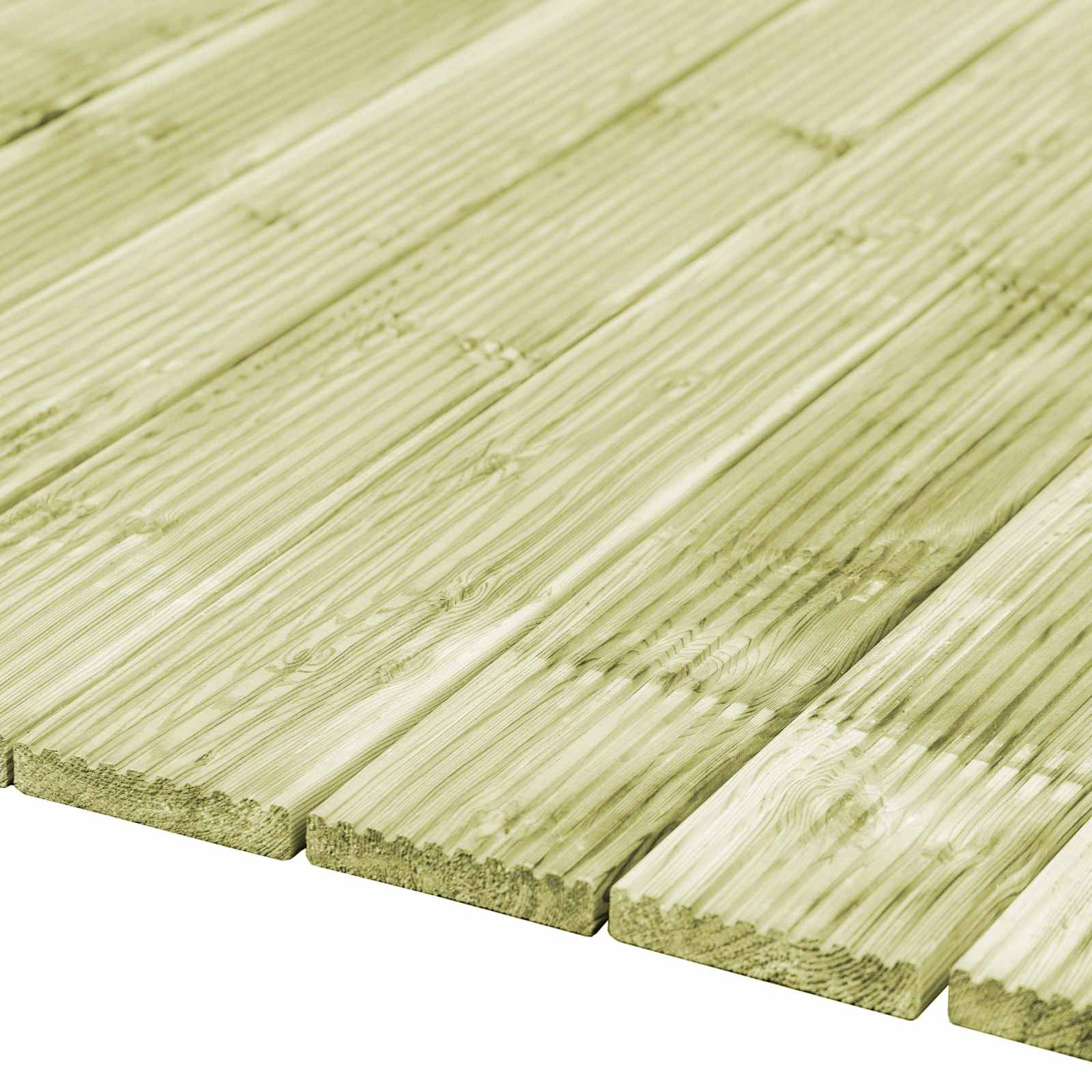Terrassendiele 8 pcs Grün imprägniert 1,16 m²