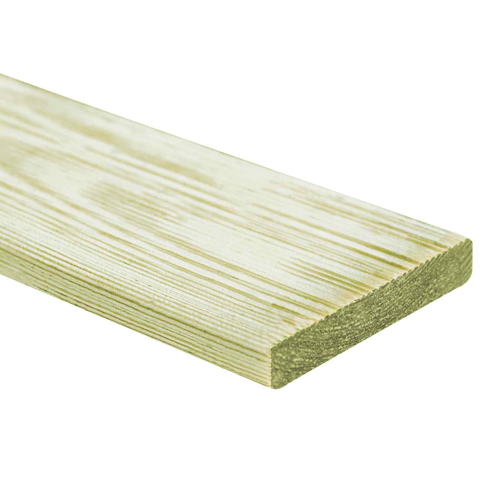 Terrassendiele 12 pcs Grün imprägniert 1,44 m²