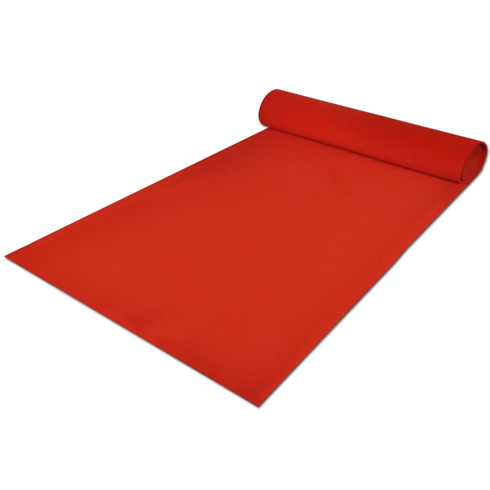 Teppich Rot 1 x 5 m Polyester