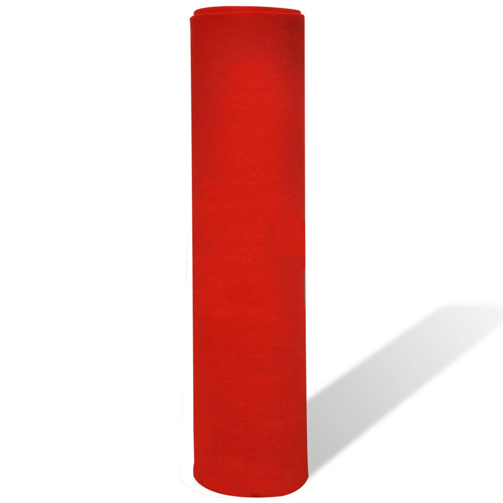 Teppich Rot 1 x 5 m Polyester