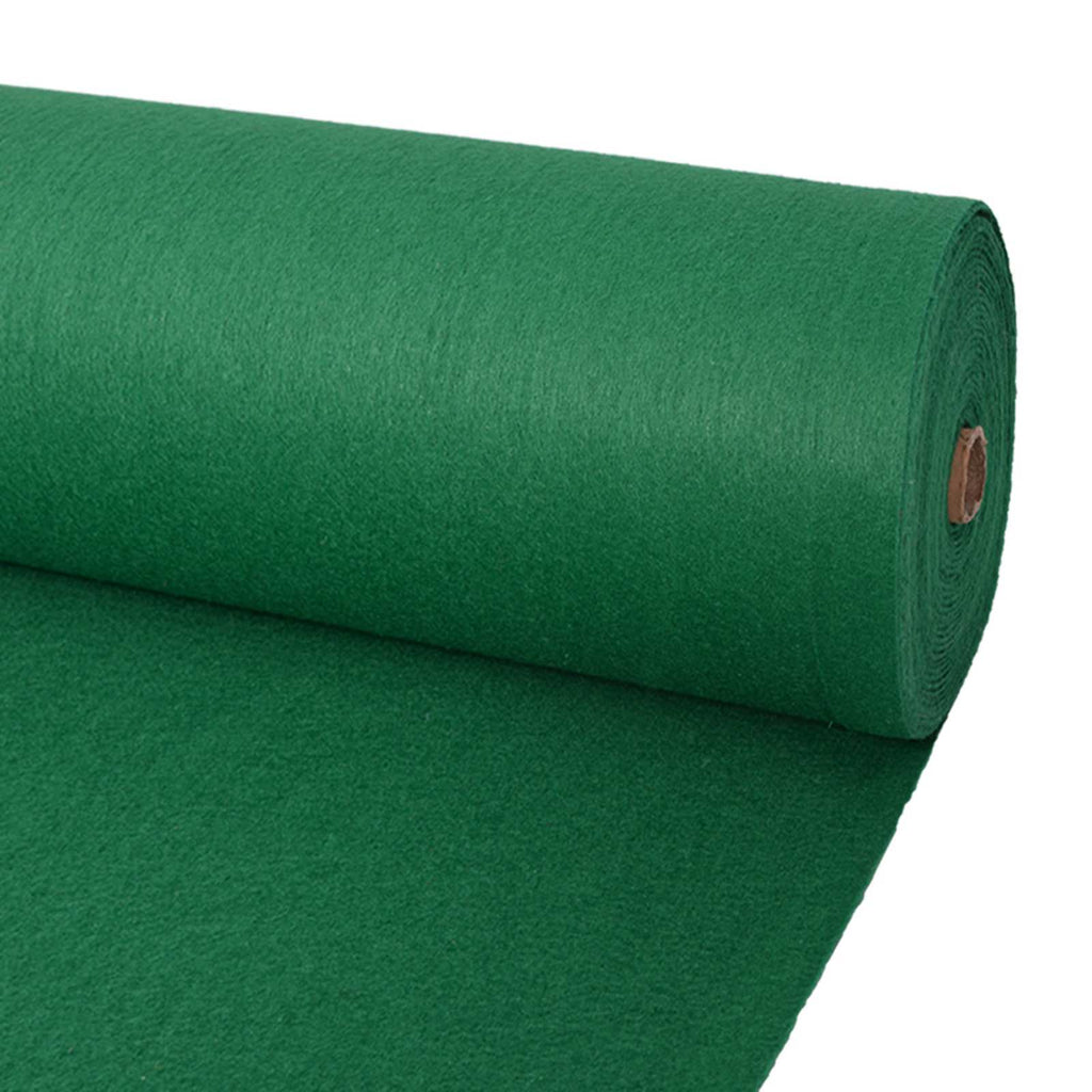 Teppich Uni Grün 1 x 24 m Stoff