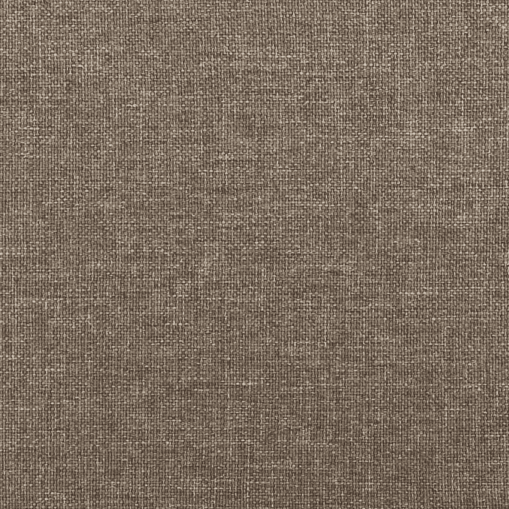 LED Kopfteil Taupe 200x5x118/128 cm Stoff