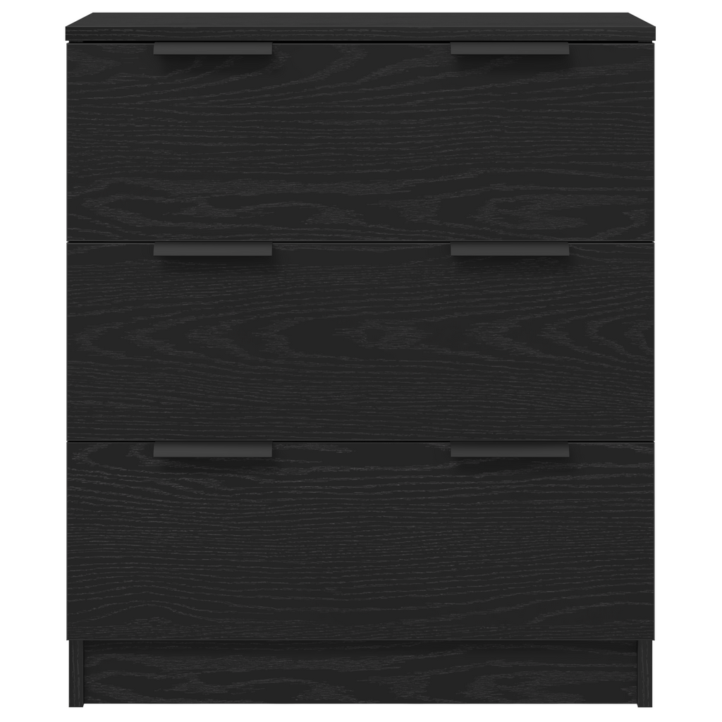 Sideboard 3 pcs Schwarz Eichen-Optik 180 x 30 x 70 cm