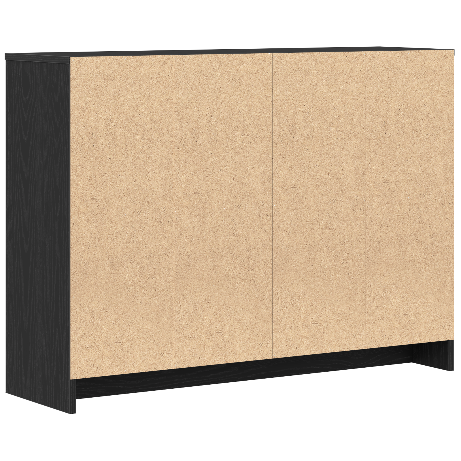 Sideboard Schwarz 102 x 29,5 x 75 cm Holzwerkstoff