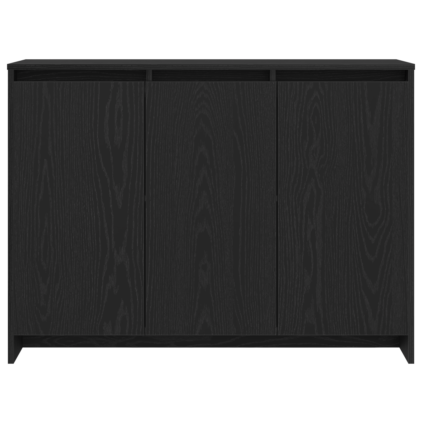 Sideboard Schwarz 102 x 29,5 x 75 cm Holzwerkstoff