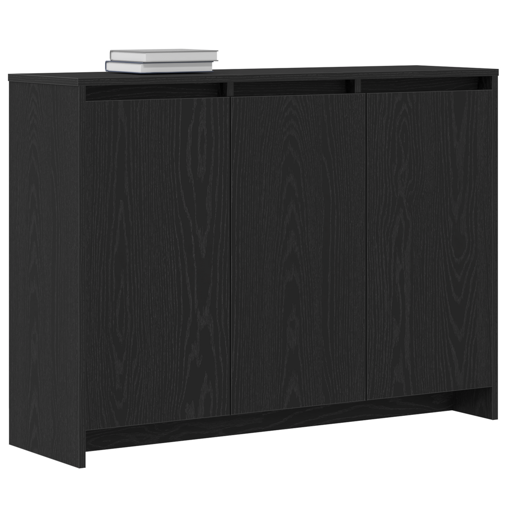 Sideboard Schwarz 102 x 29,5 x 75 cm Holzwerkstoff