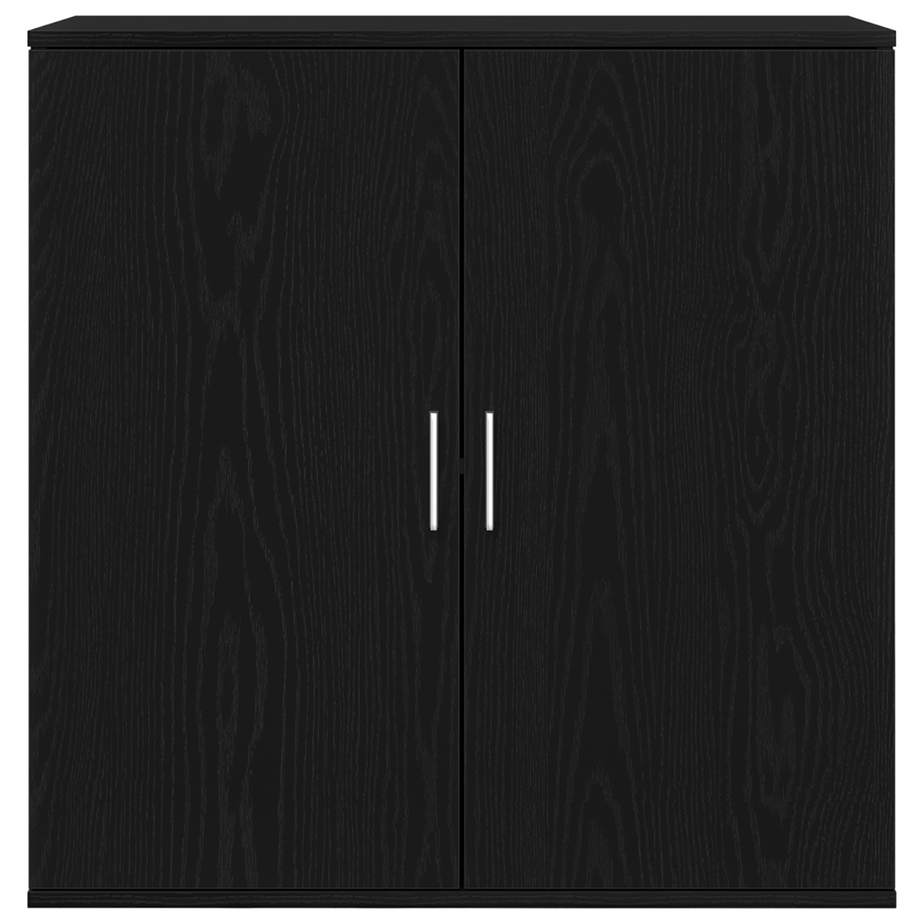Sideboard Schwarz Eichen-Optik 79 x 38 x 80 cm Holzwerkstoff