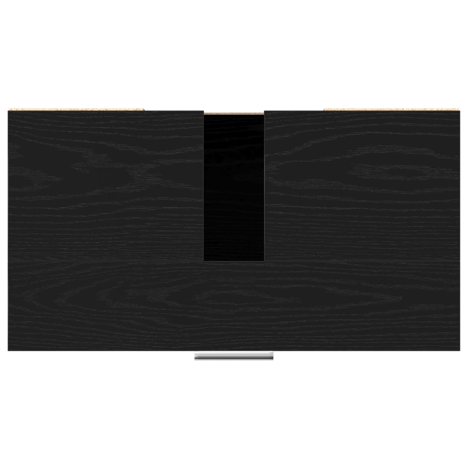 Badezimmerschrank mit Tür Schwarz Eichen-Optik 60 x 32 x 54 cm
