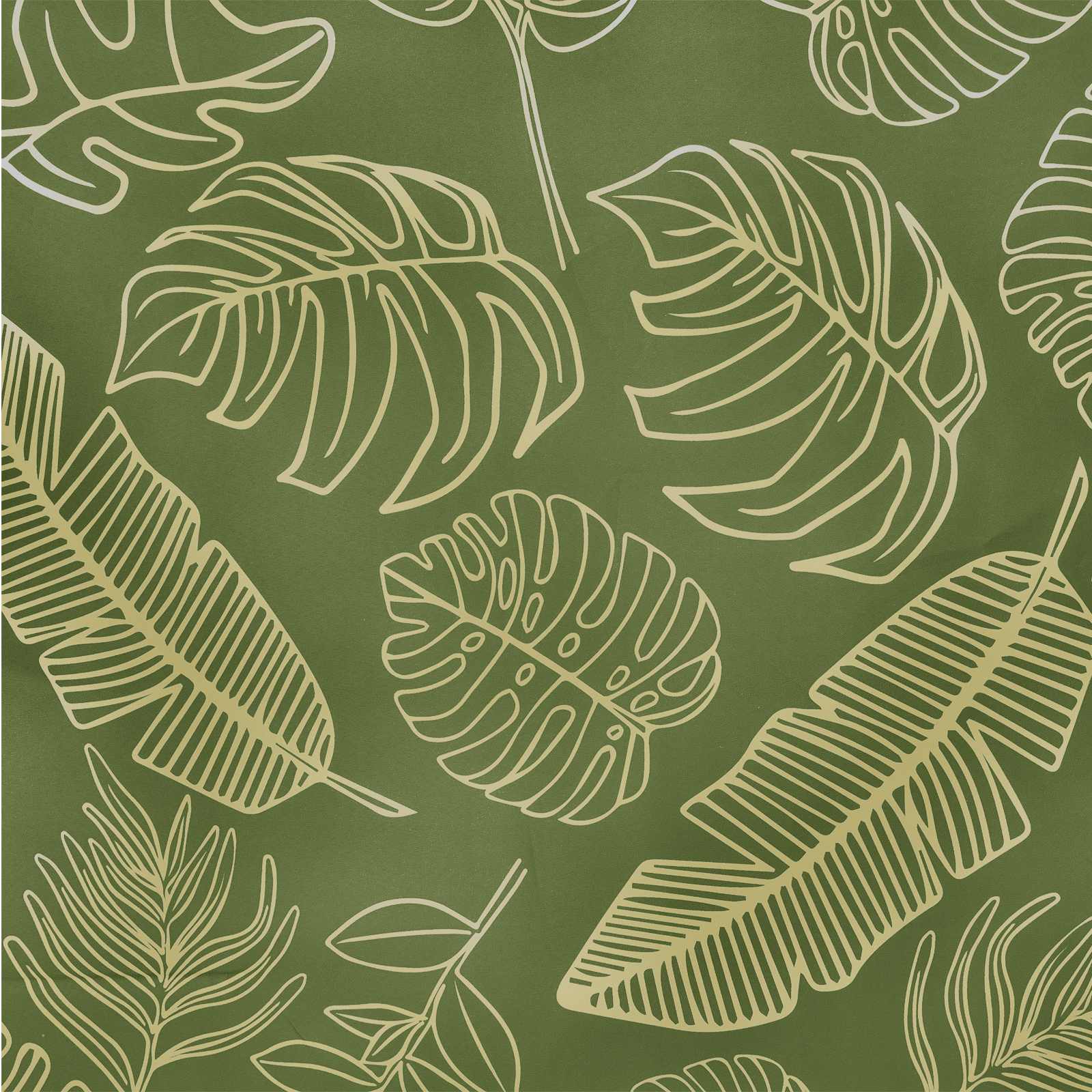 Sofakissen für draußen 2 pcs Blattdesign Polyester