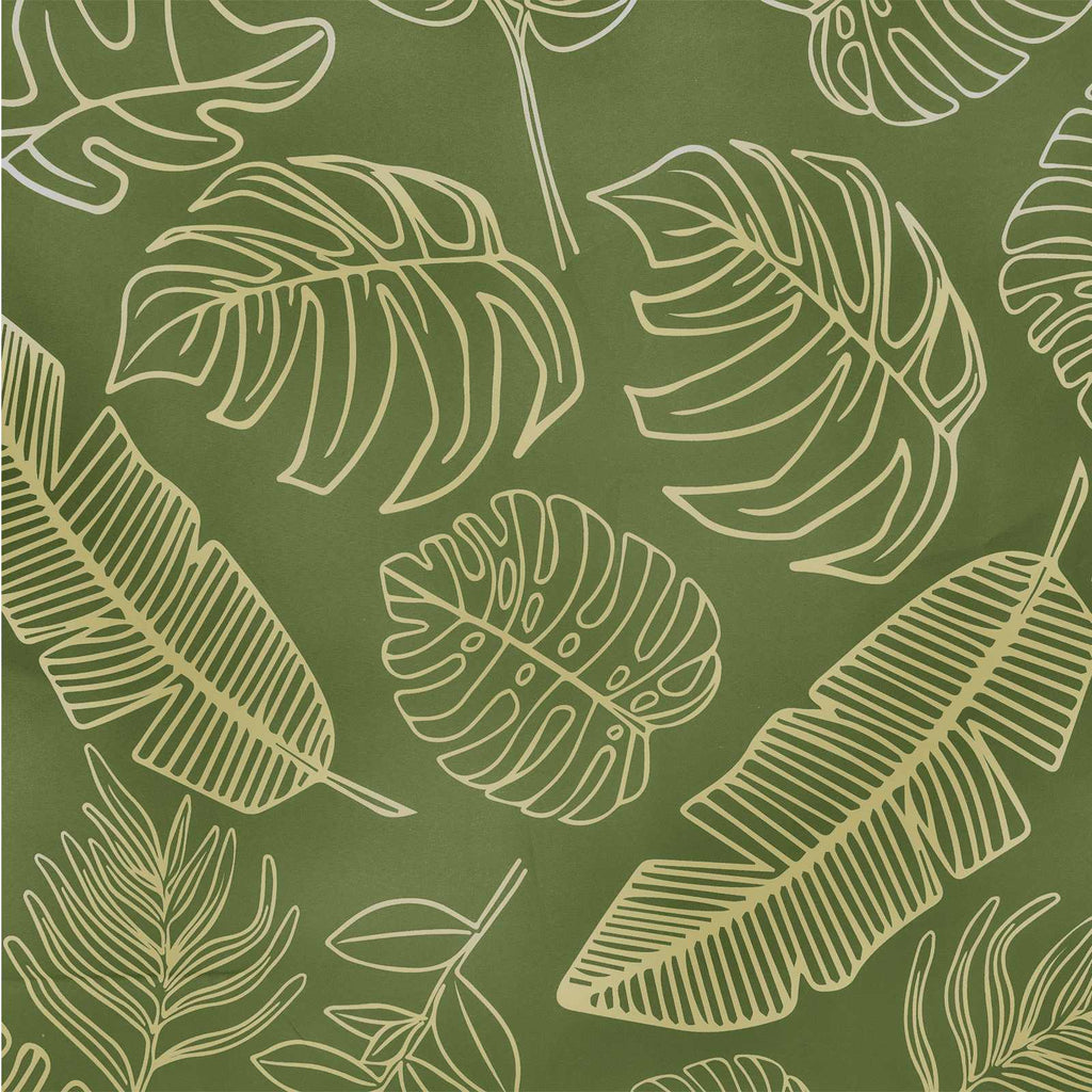 Sitzkissen für Outdoor Grüne Blätter 111,5 x 40 x 8 cm